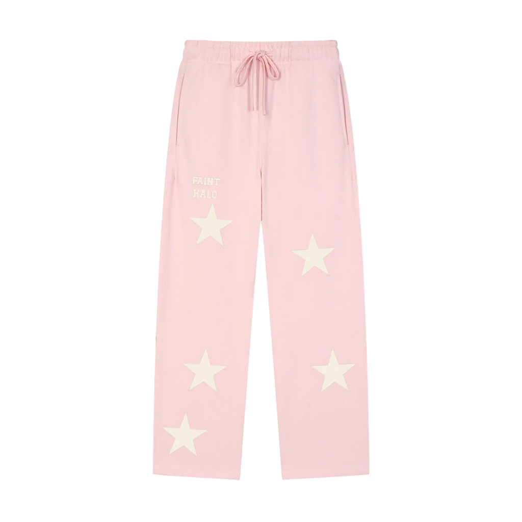 Stars Wide Leg Sweat Pants