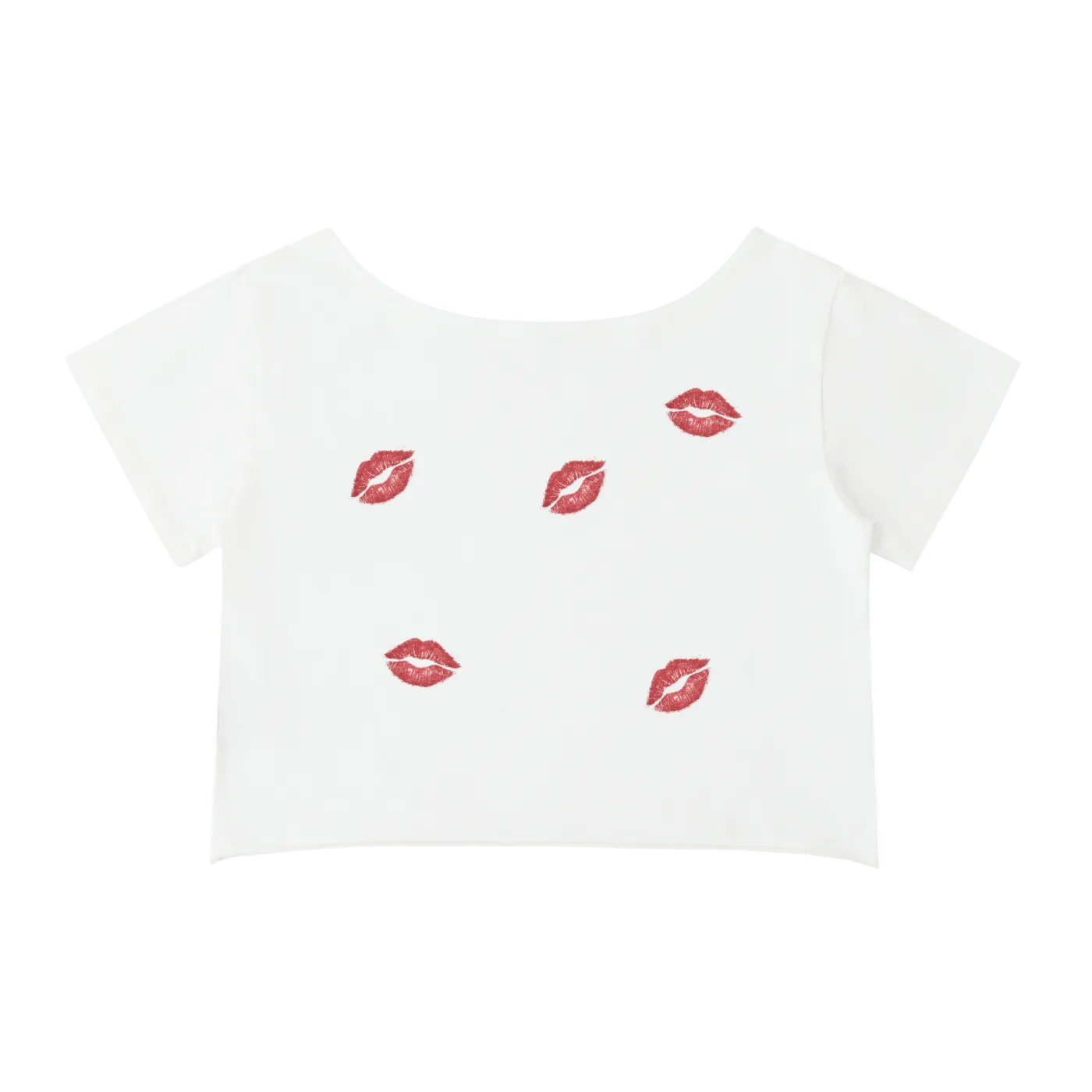 Kiss Off Shoulder Baby Tee
