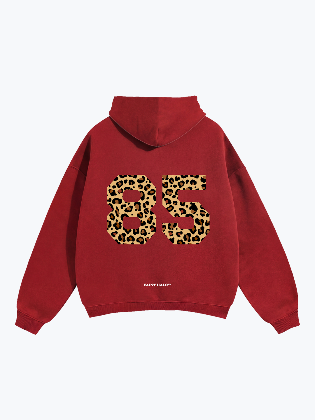 "16:85" LEOPARD OVERSIZED HOODIE