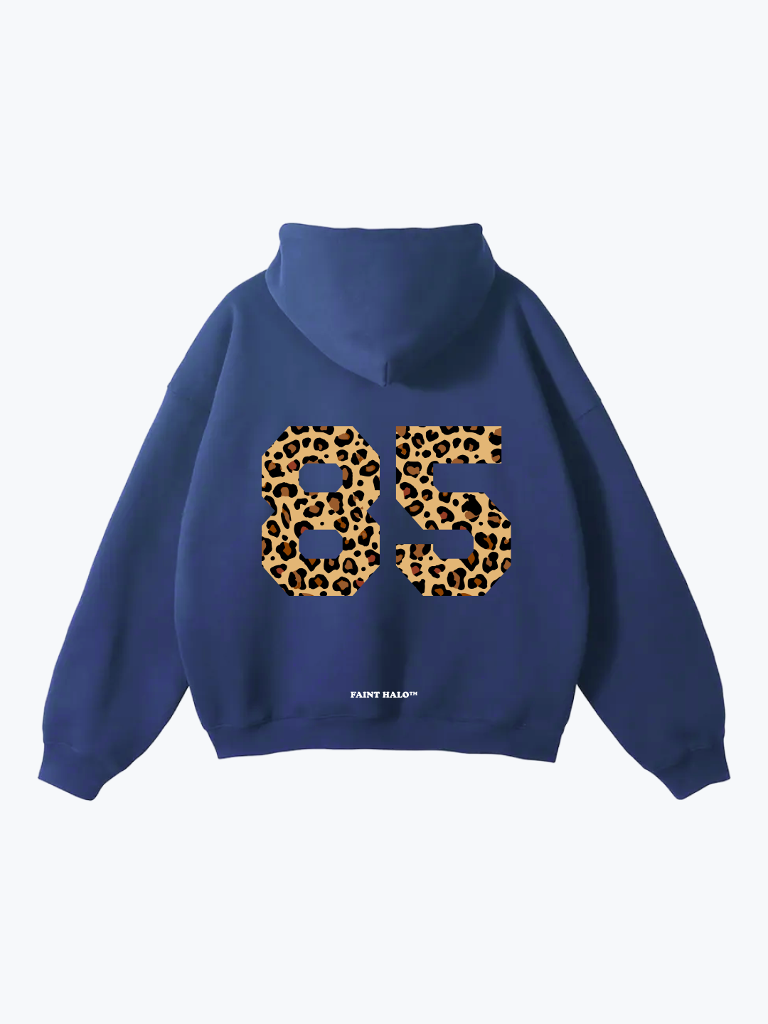 "16:85" LEOPARD OVERSIZED HOODIE