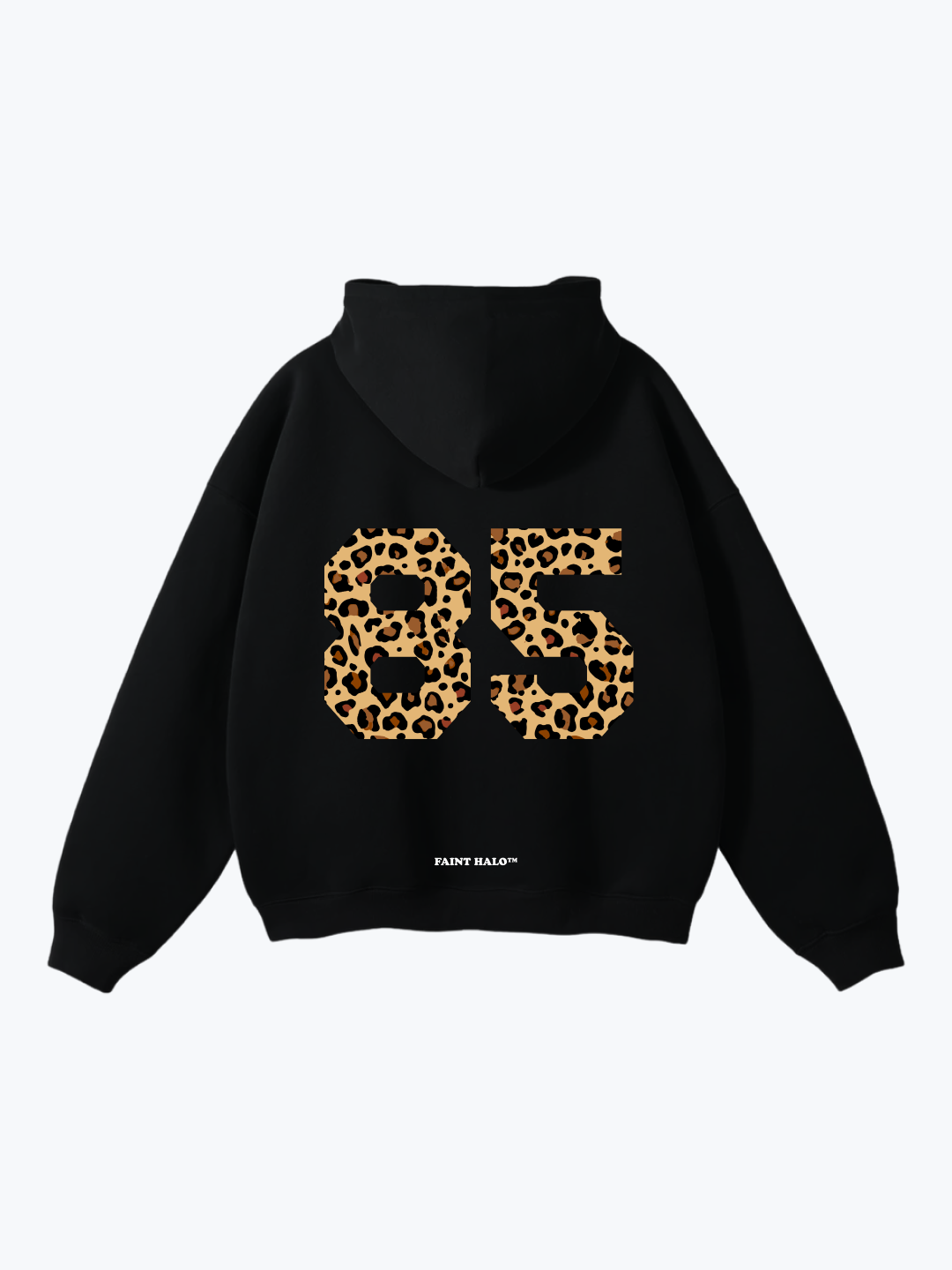 "16:85" LEOPARD OVERSIZED HOODIE