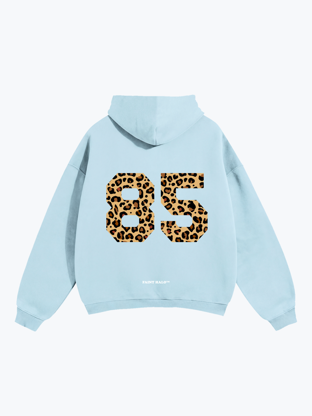 "16:85" LEOPARD OVERSIZED HOODIE