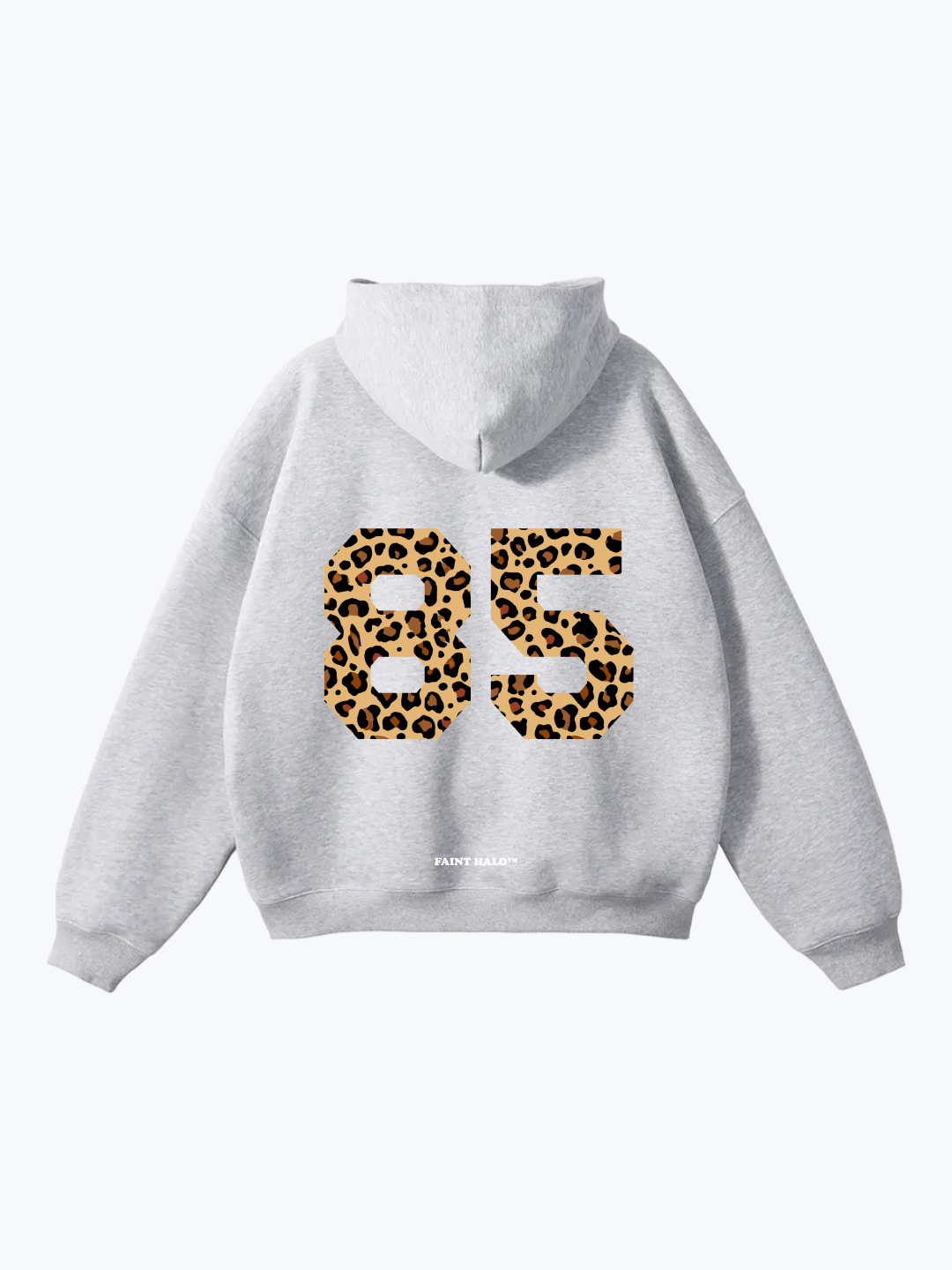 "16:85" LEOPARD OVERSIZED HOODIE