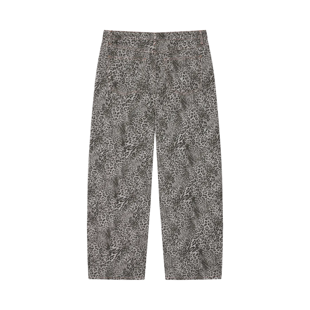 Essential Leopard Wide Leg Jeans