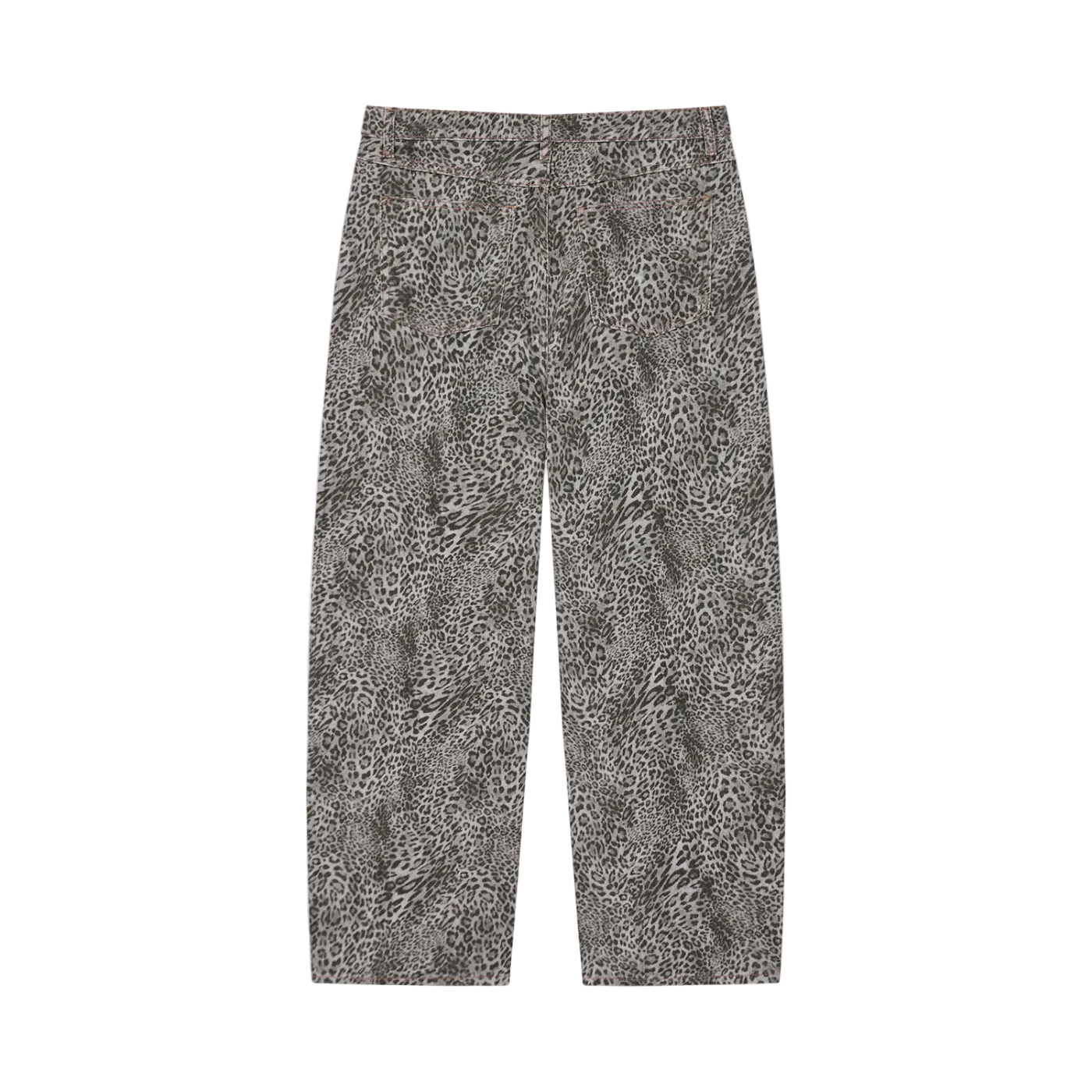 Essential Leopard Wide Leg Jeans