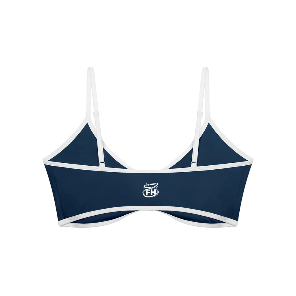 Ruched V-Neck Sports Bra