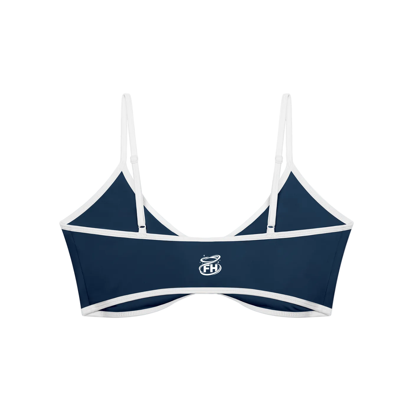 Ruched V-Neck Sports Bra