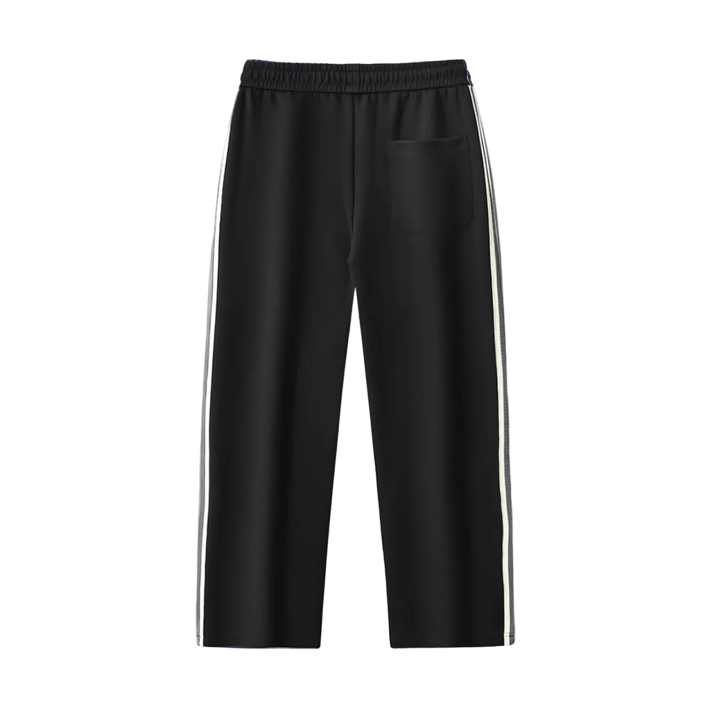 16 Striped Wide Leg Sweat Pants