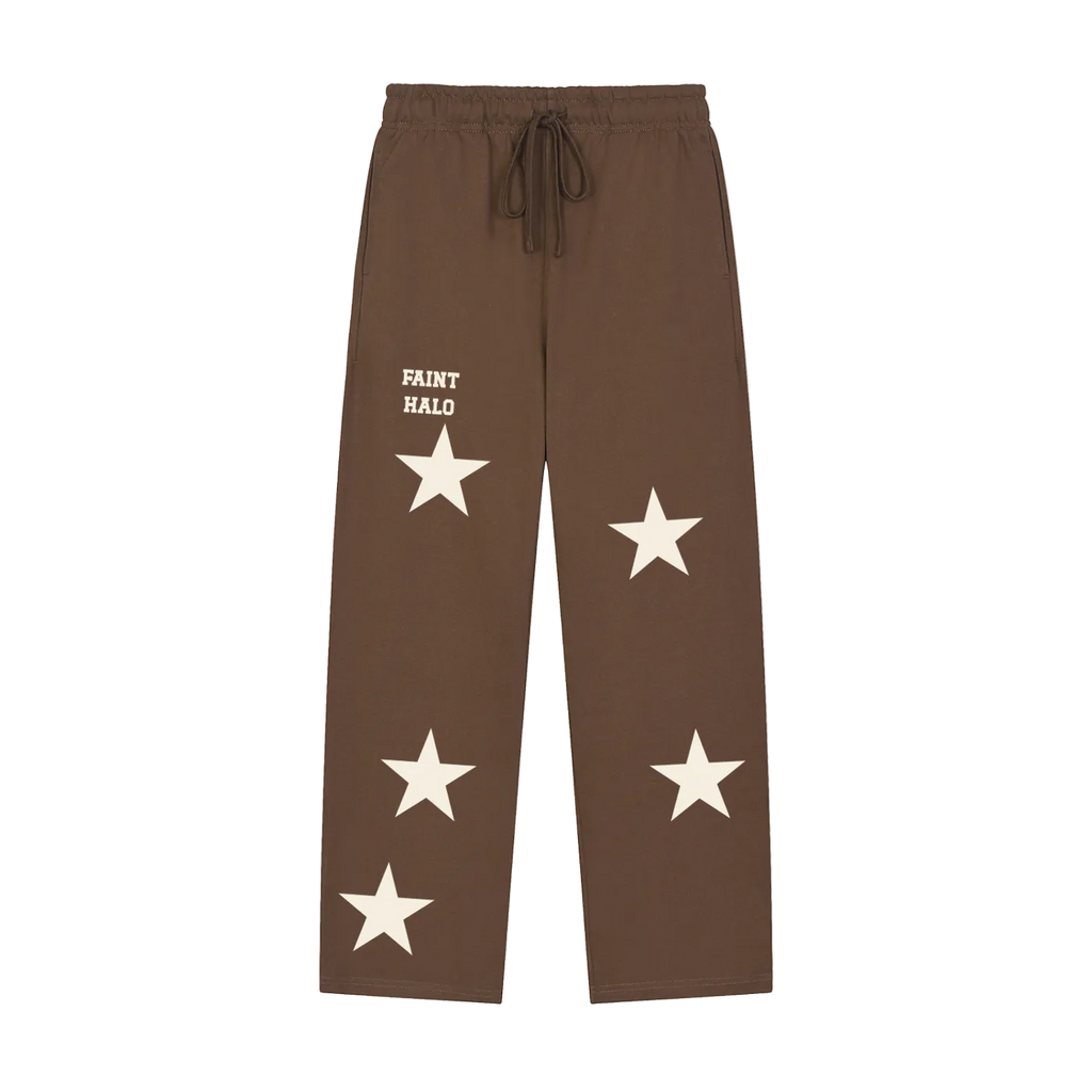 Stars Wide Leg Sweat Pants