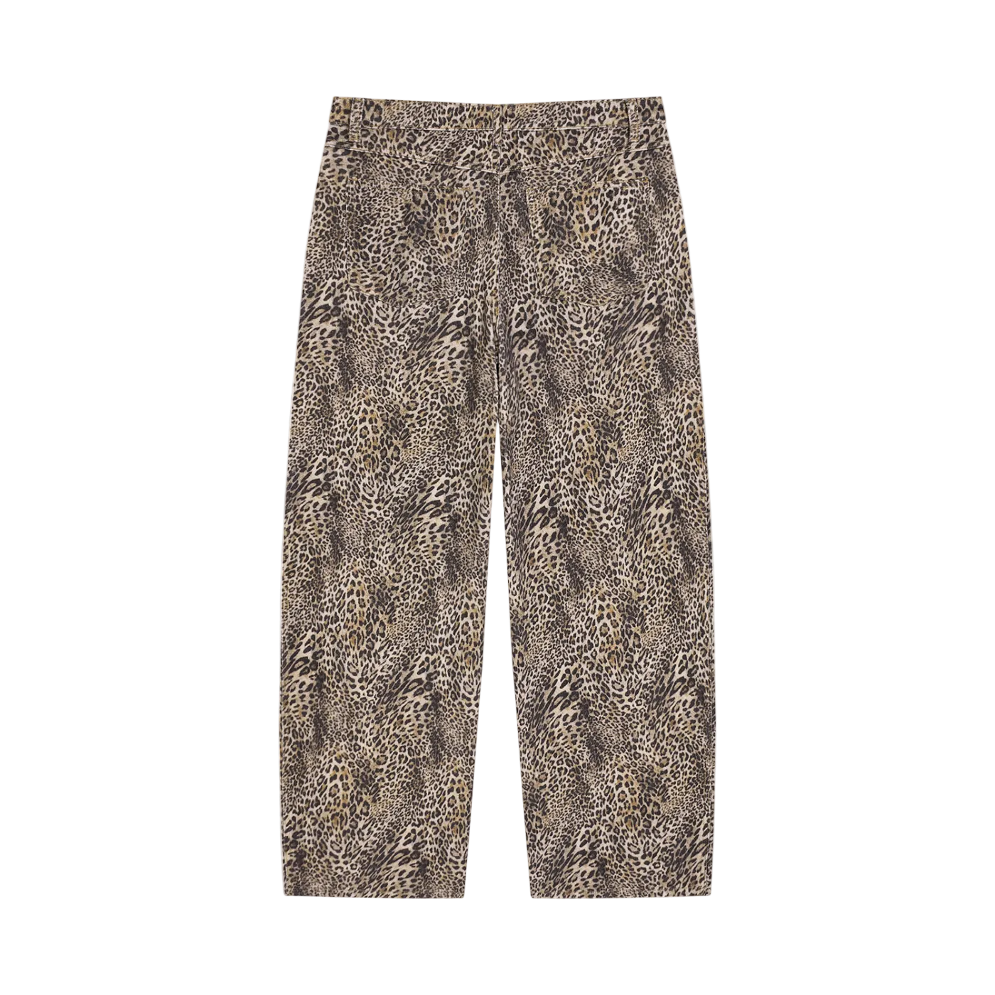 Essential Leopard Wide Leg Jeans