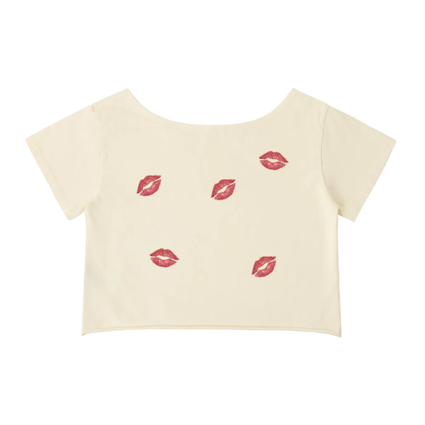 Kiss Off Shoulder Baby Tee