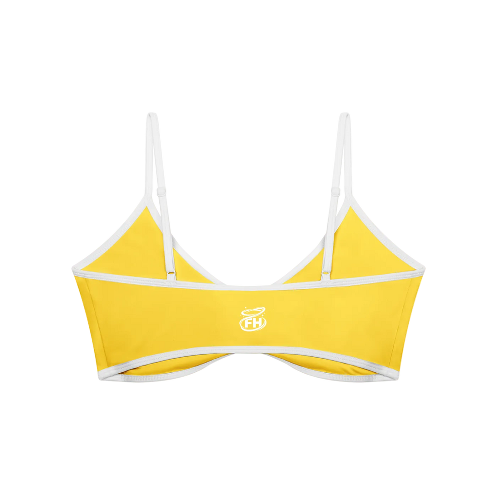 Ruched V-Neck Sports Bra