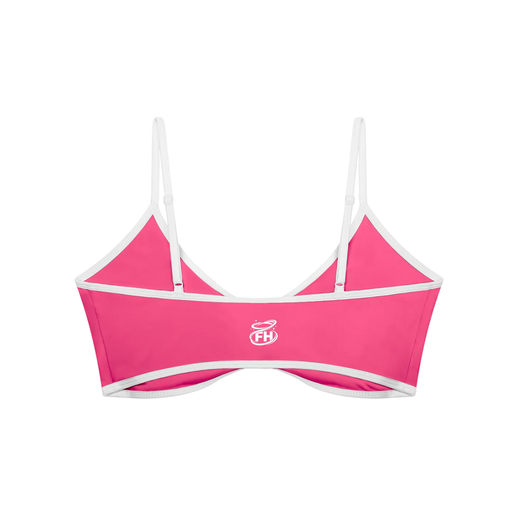 Ruched V-Neck Sports Bra