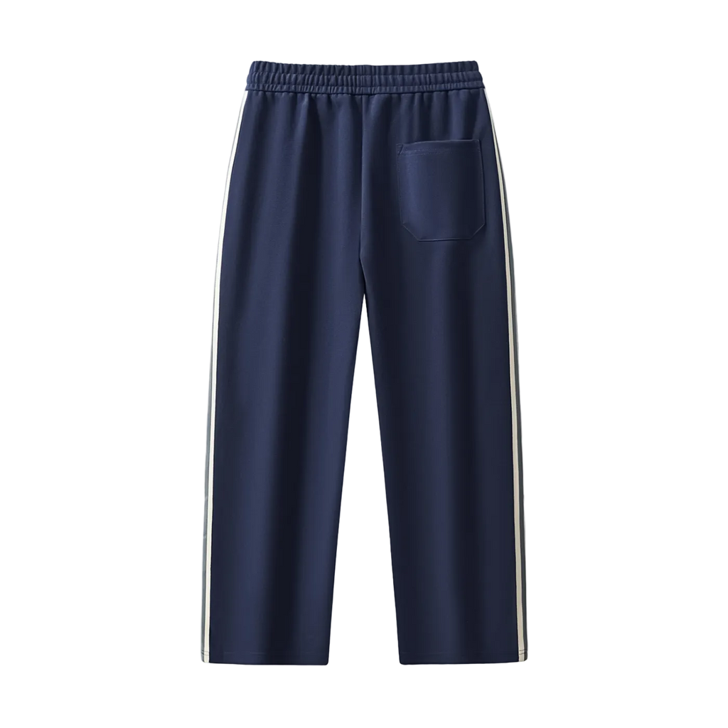 16 Striped Wide Leg Sweat Pants