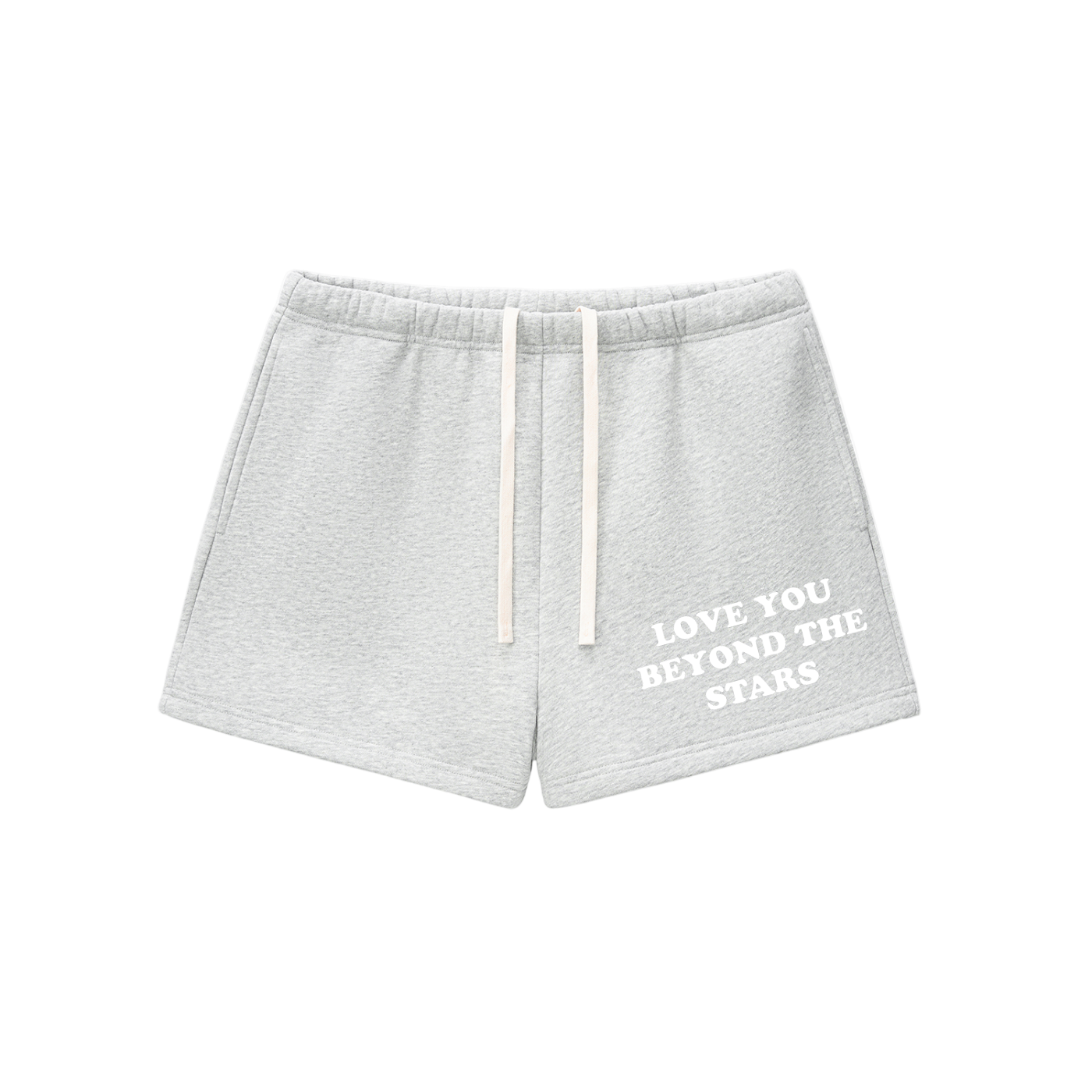 "LOVE YOU BEYOND THE STARS" SWEAT SHORTS
