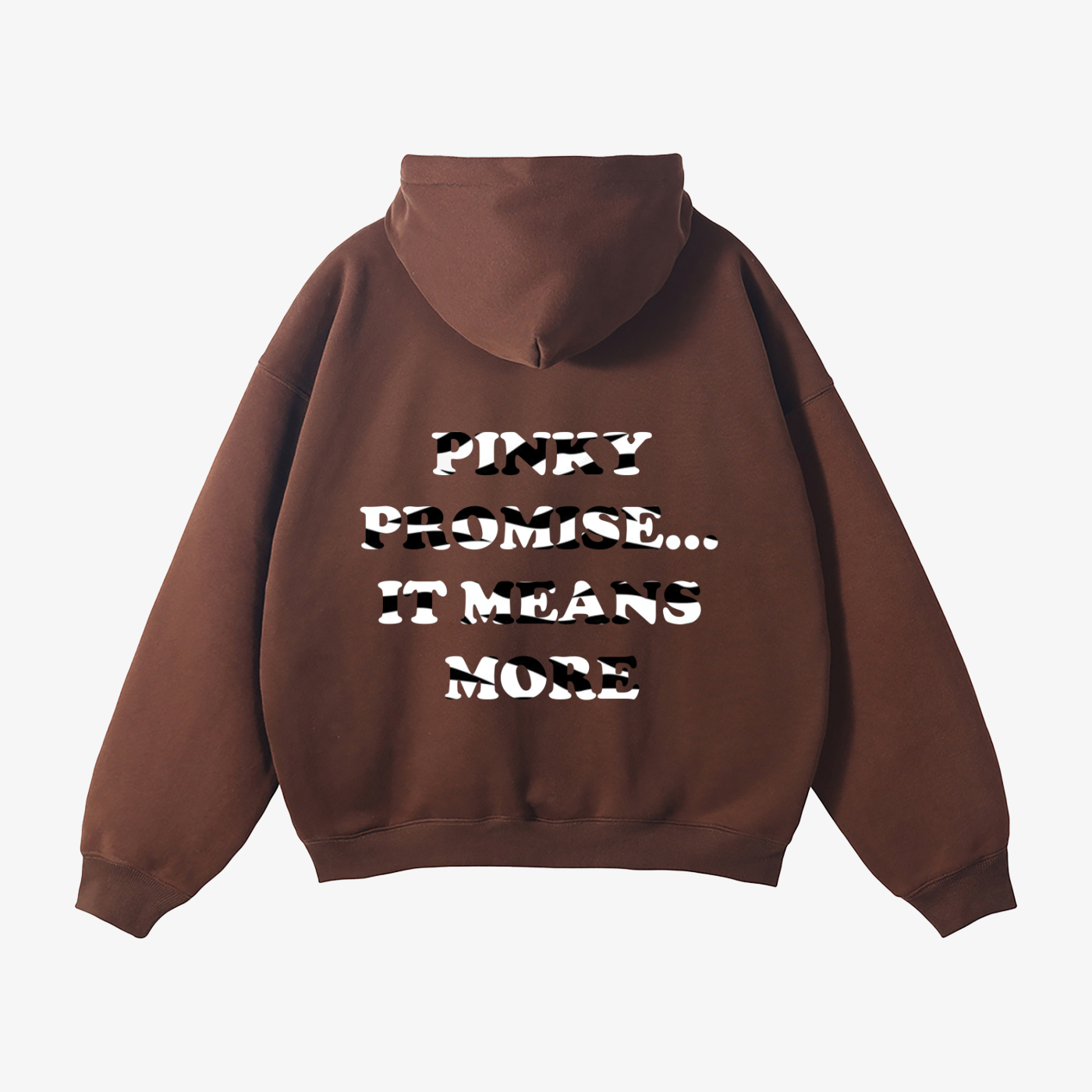 "PINKY PROMISE... IT MEANS MORE" HEAVYWEIGHT BENGAL HOODIE
