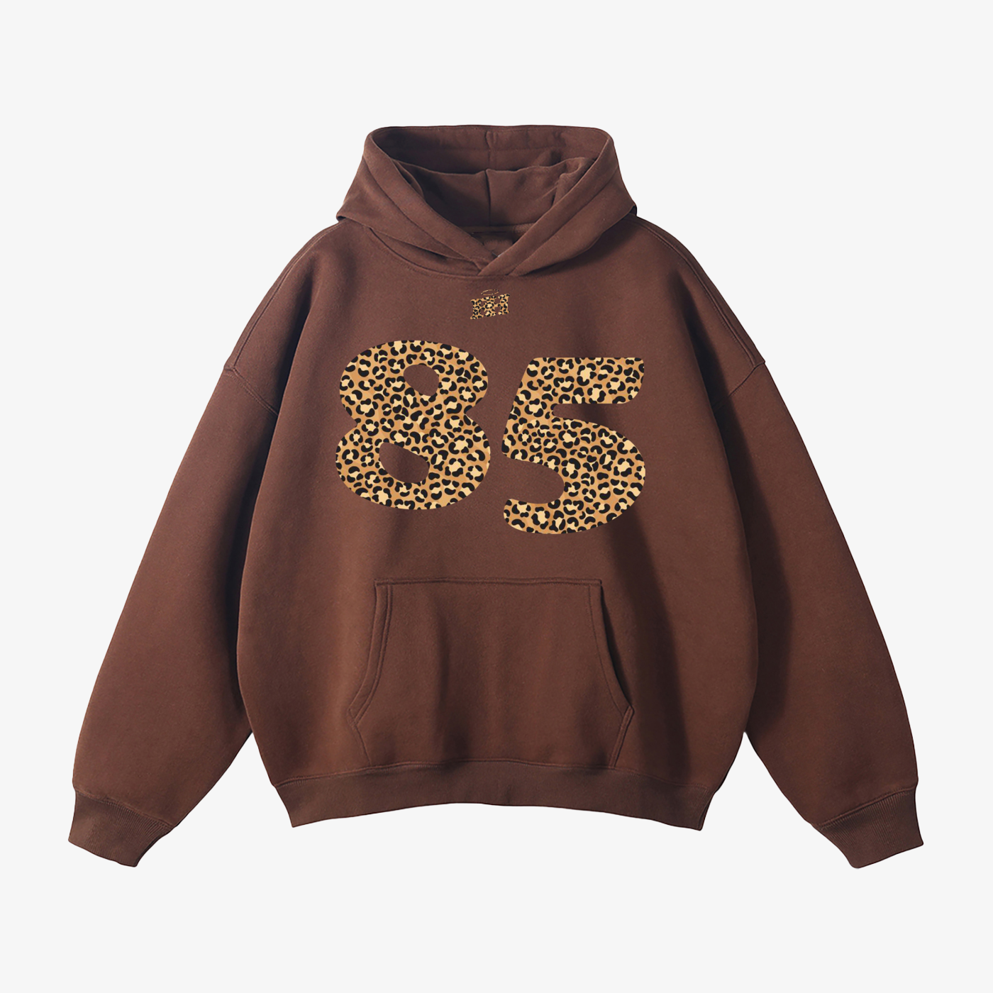 "85" HEAVYWEIGHT LEOPARD HOODIE