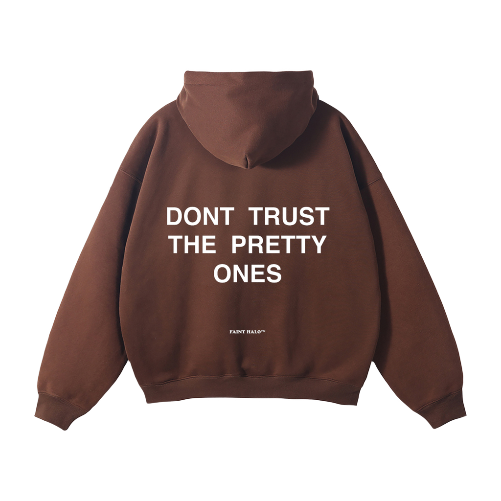 "DONT TRUST THE PRETTY ONES" HEAVYWEIGHT HOODIE