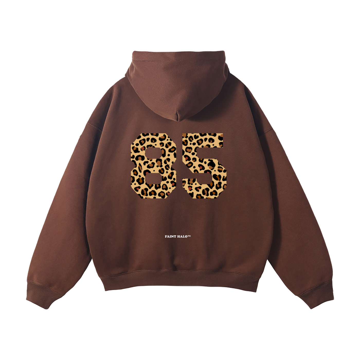 "16:85" HEAVYWEIGHT LEOPARD HOODIE