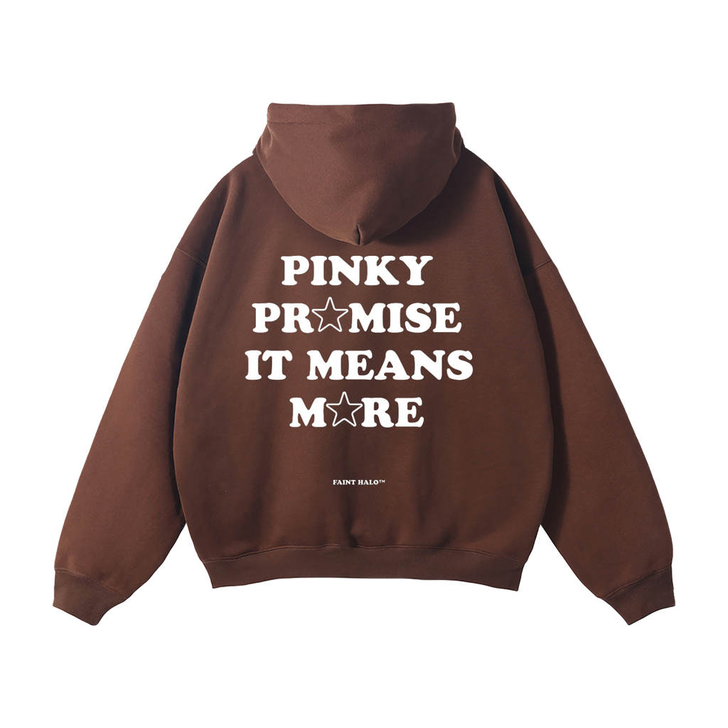 "PINKY PROMISE IT MEANS MORE" HEAVYWEIGHT STARS HOODIE