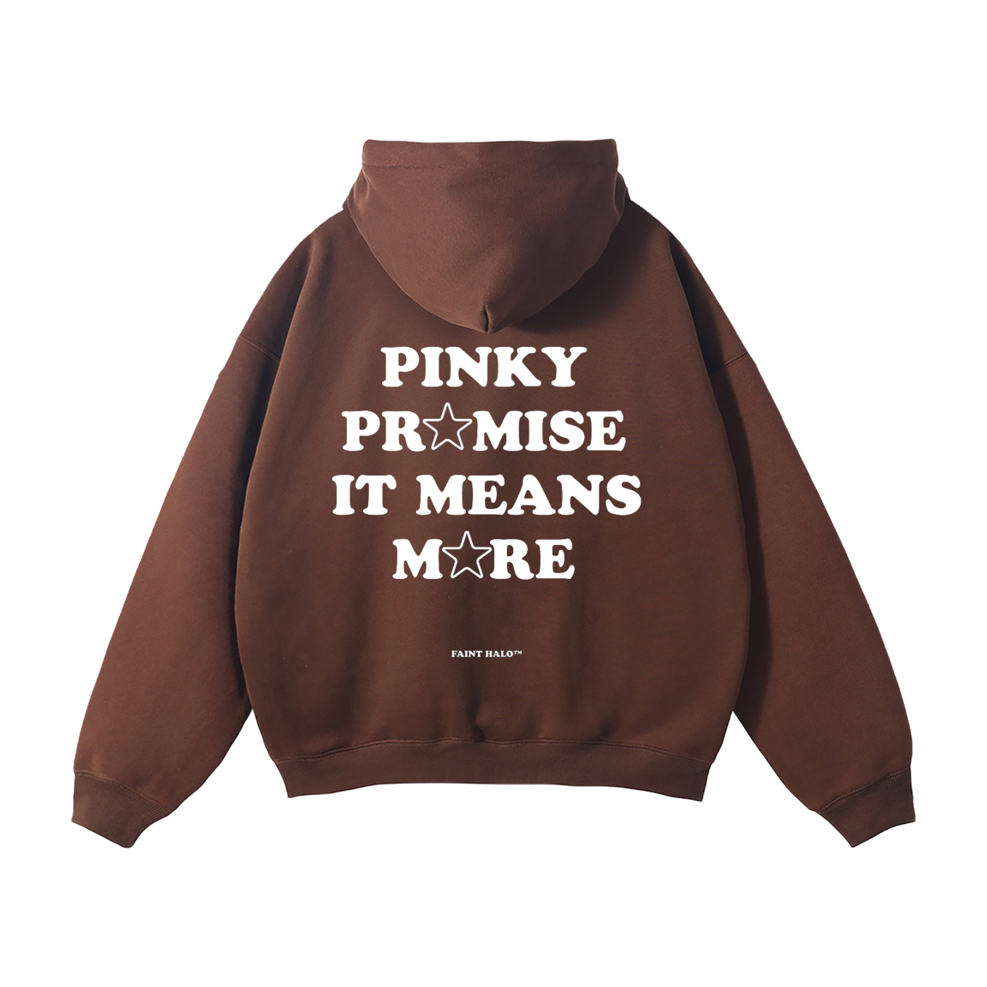 "PINKY PROMISE IT MEANS MORE" HEAVYWEIGHT STARS HOODIE