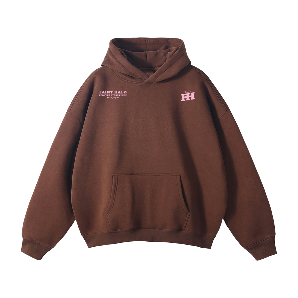 "PINKY PROMISE IT MEANS MORE" HEAVYWEIGHT PINK HOODIE