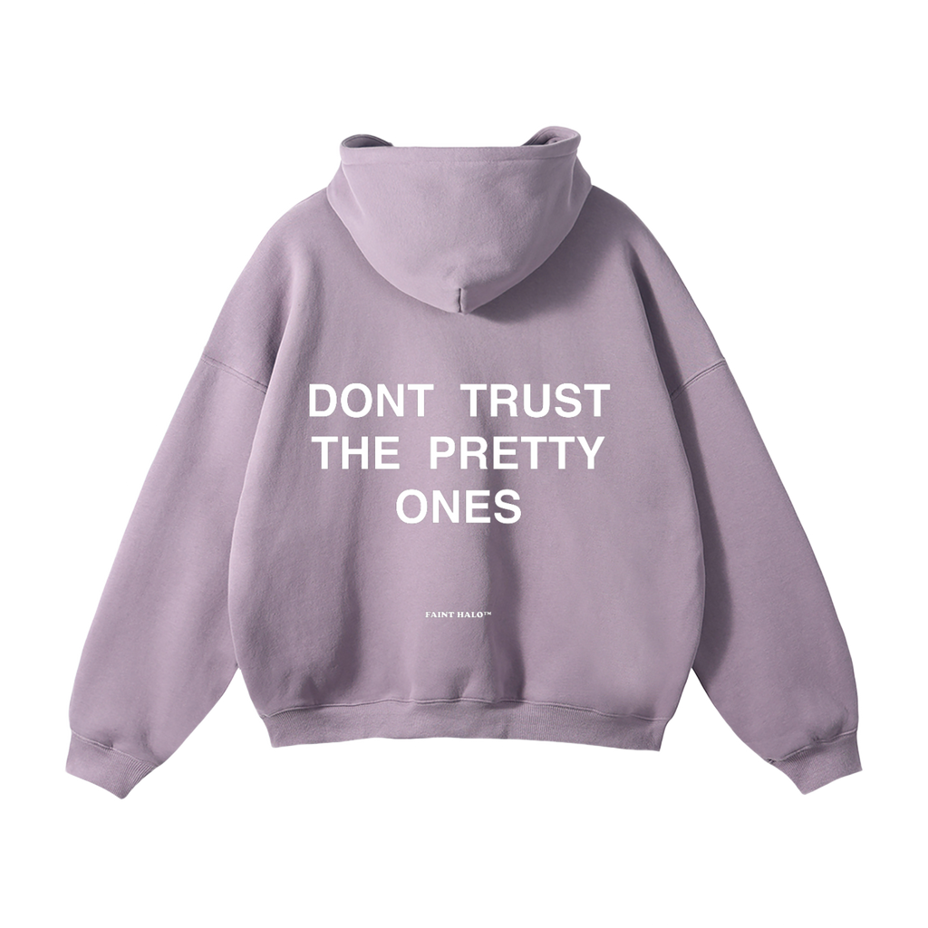 "DONT TRUST THE PRETTY ONES" HEAVYWEIGHT HOODIE