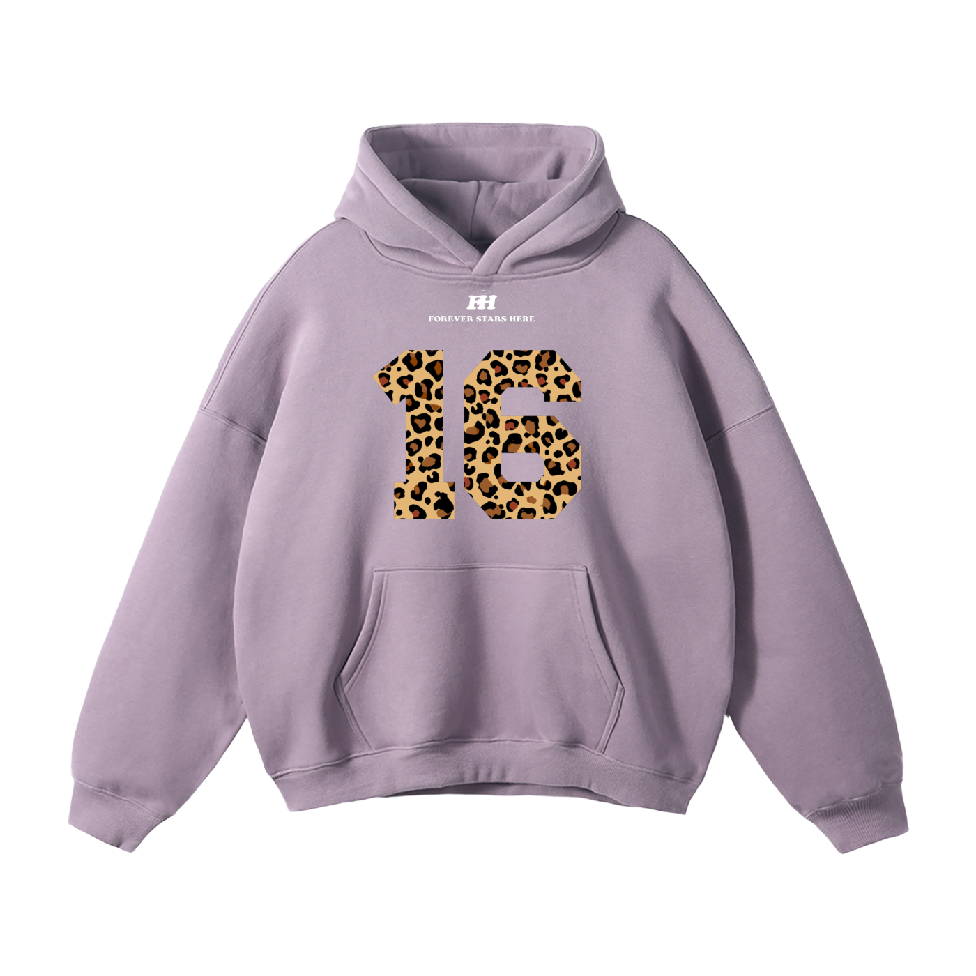 "16:85" HEAVYWEIGHT LEOPARD HOODIE