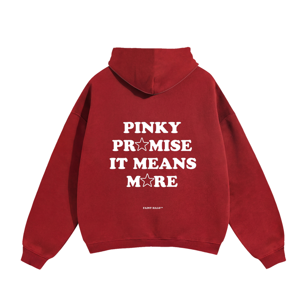 Pinky Pr☆mise It Means More Heavyweight Hoodie
