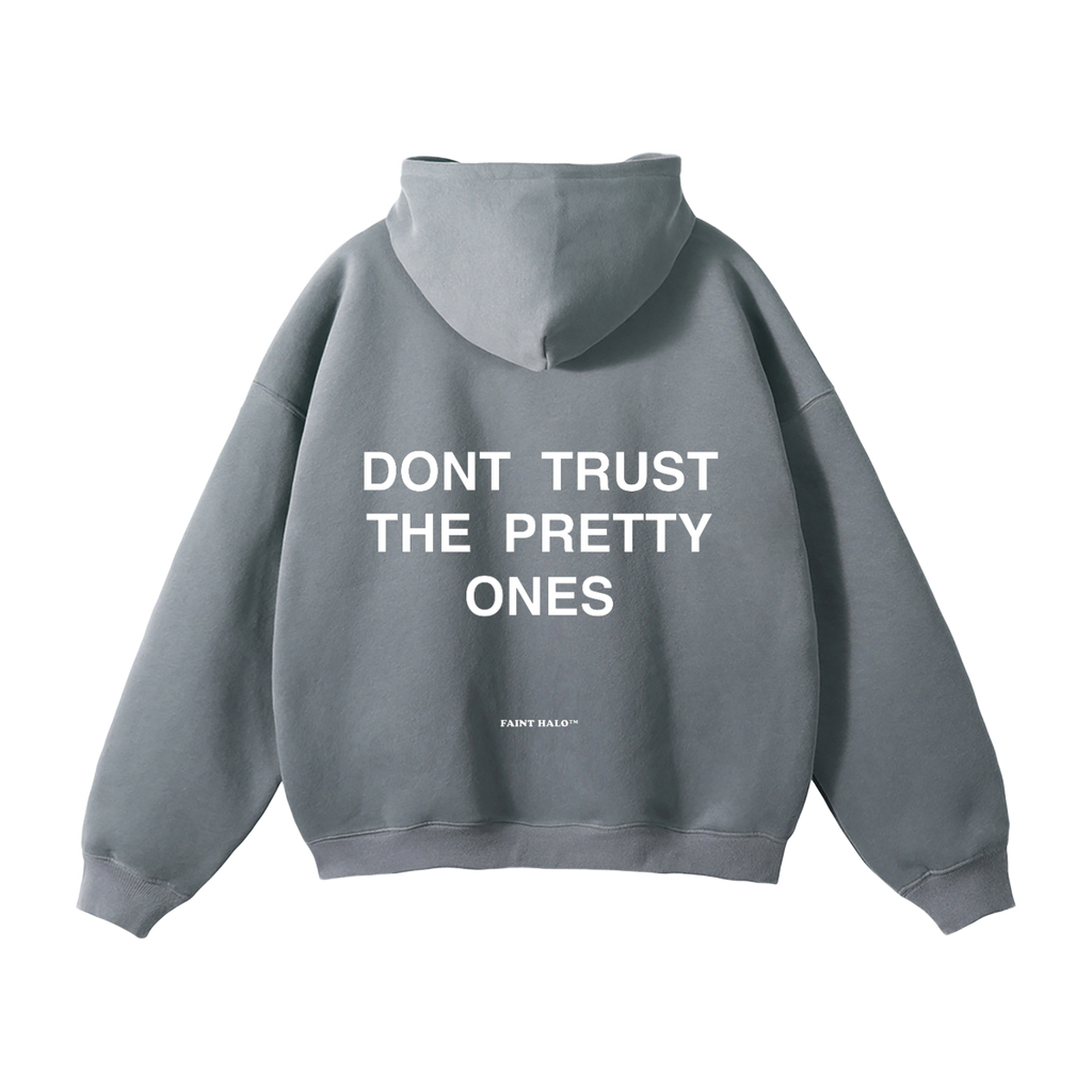 "DONT TRUST THE PRETTY ONES" HEAVYWEIGHT HOODIE