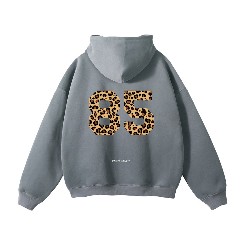 "16:85" HEAVYWEIGHT LEOPARD HOODIE