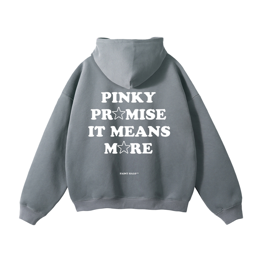 "PINKY PROMISE IT MEANS MORE" HEAVYWEIGHT STARS HOODIE