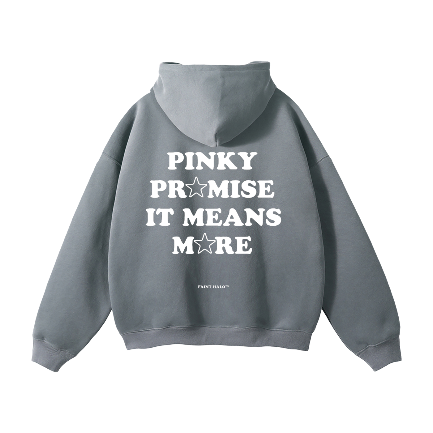 "PINKY PROMISE IT MEANS MORE" HEAVYWEIGHT STARS HOODIE