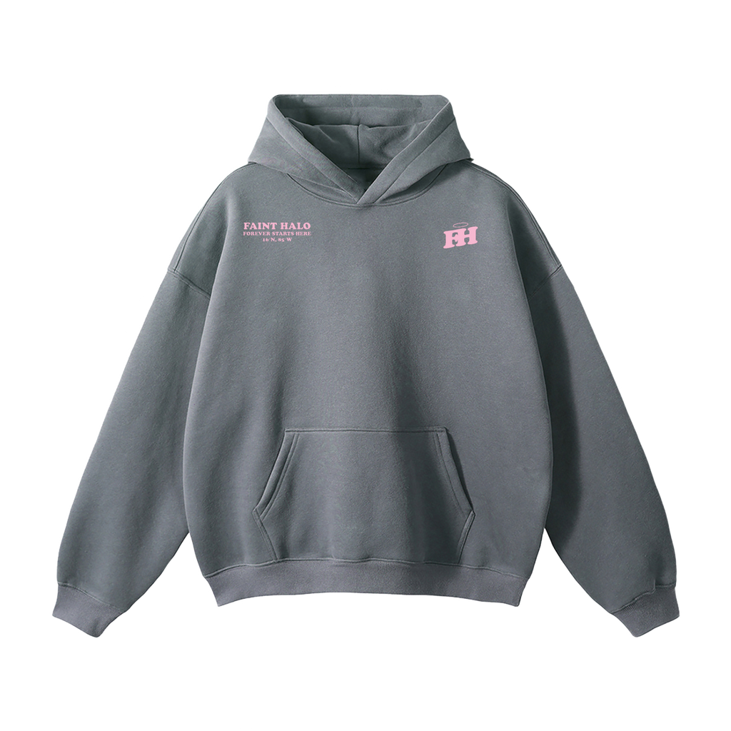 "PINKY PROMISE IT MEANS MORE" HEAVYWEIGHT PINK HOODIE