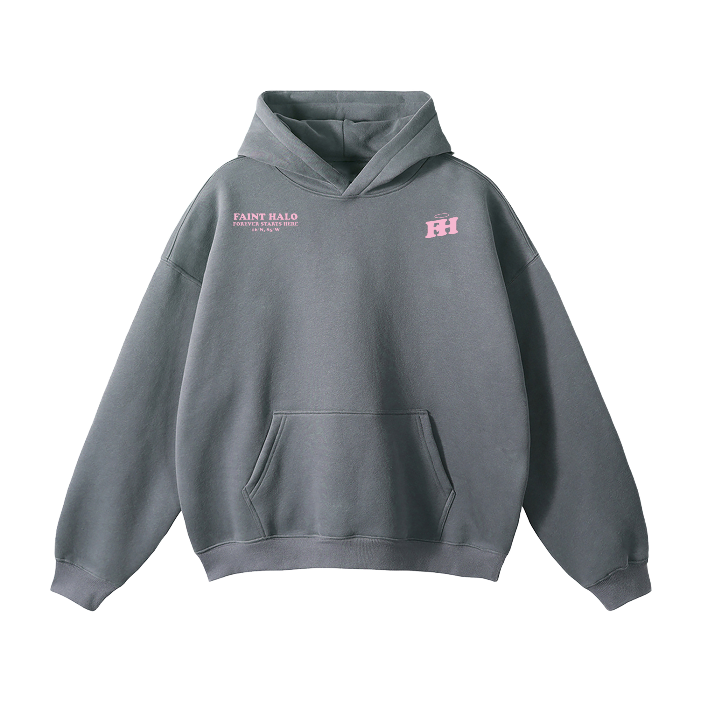 "PINKY PROMISE IT MEANS MORE" HEAVYWEIGHT PINK HOODIE