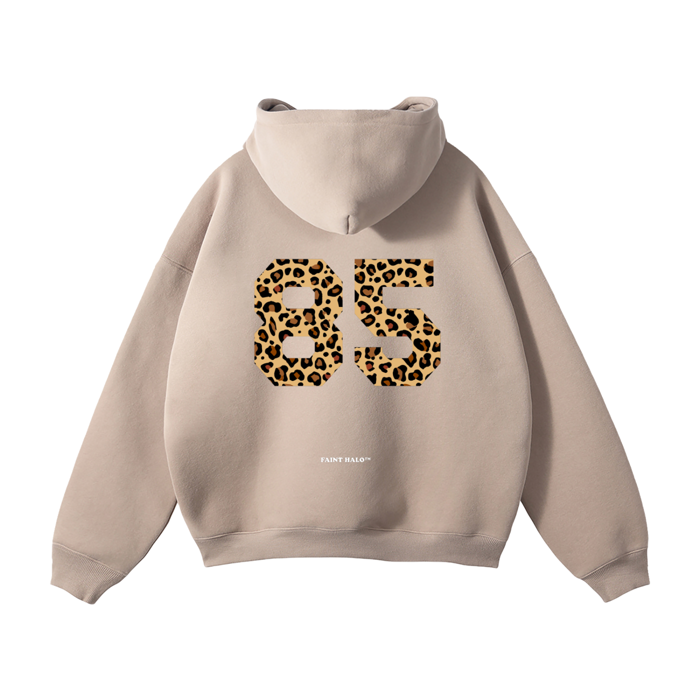 "16:85" HEAVYWEIGHT LEOPARD HOODIE