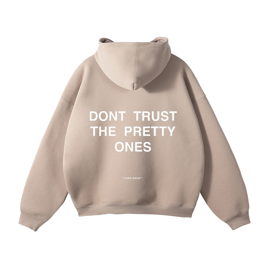"DONT TRUST THE PRETTY ONES" HEAVYWEIGHT HOODIE