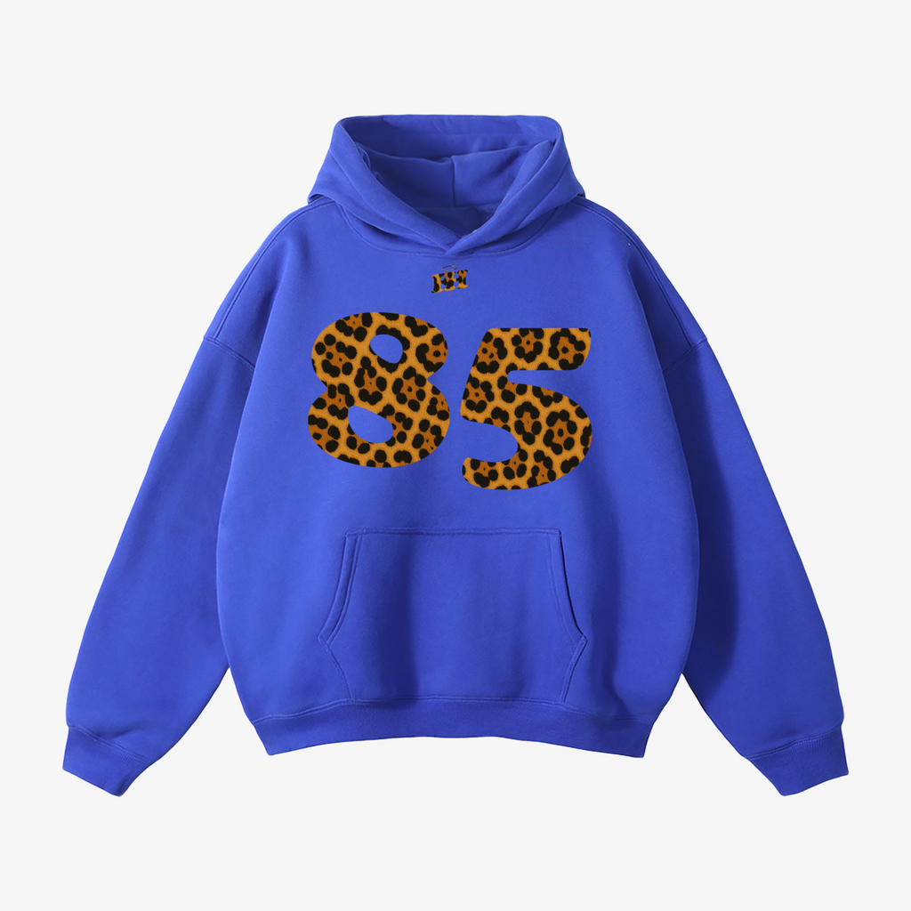 "85" HEAVYWEIGHT LEOPARD HOODIE