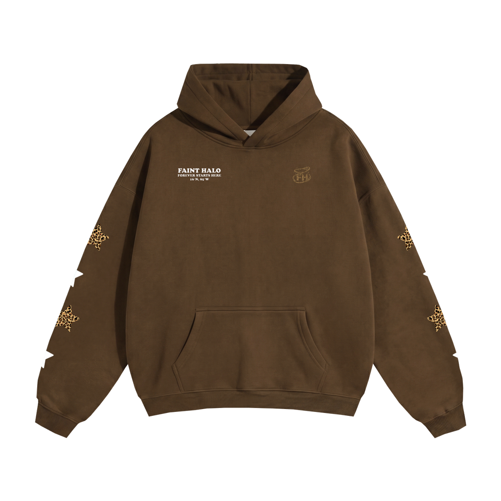 Stars Leopard Heavyweight Hoodie