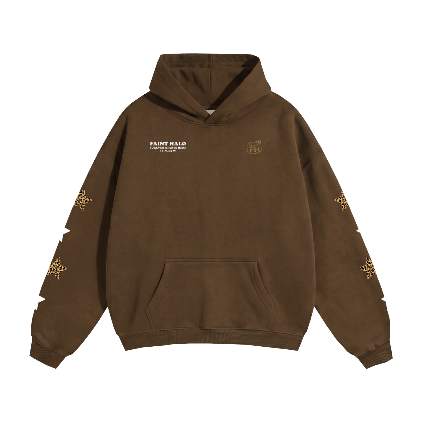 Stars Leopard Heavyweight Hoodie