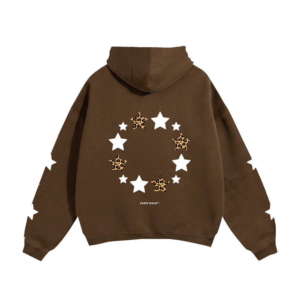 Stars Leopard Heavyweight Hoodie