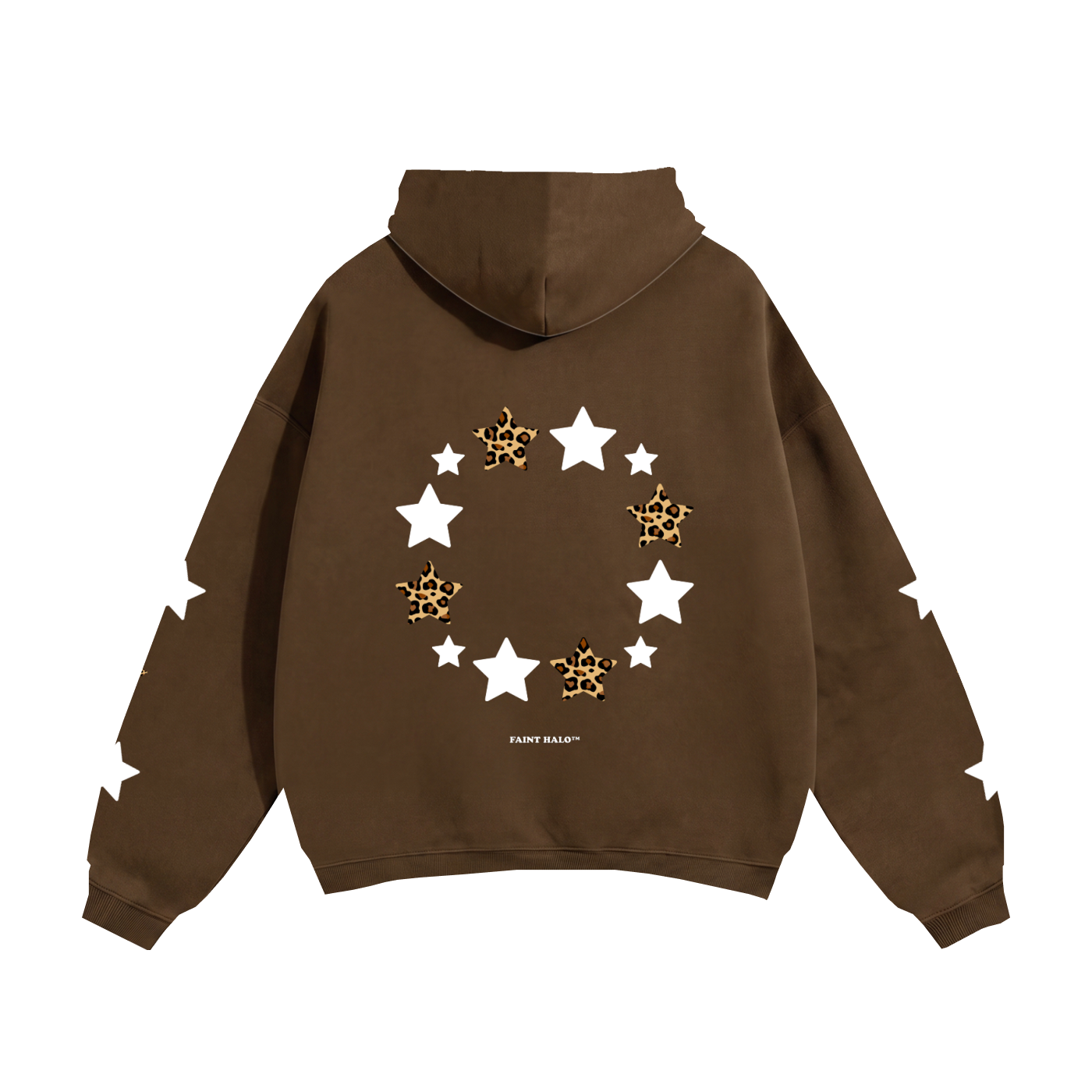 Stars Leopard Heavyweight Hoodie