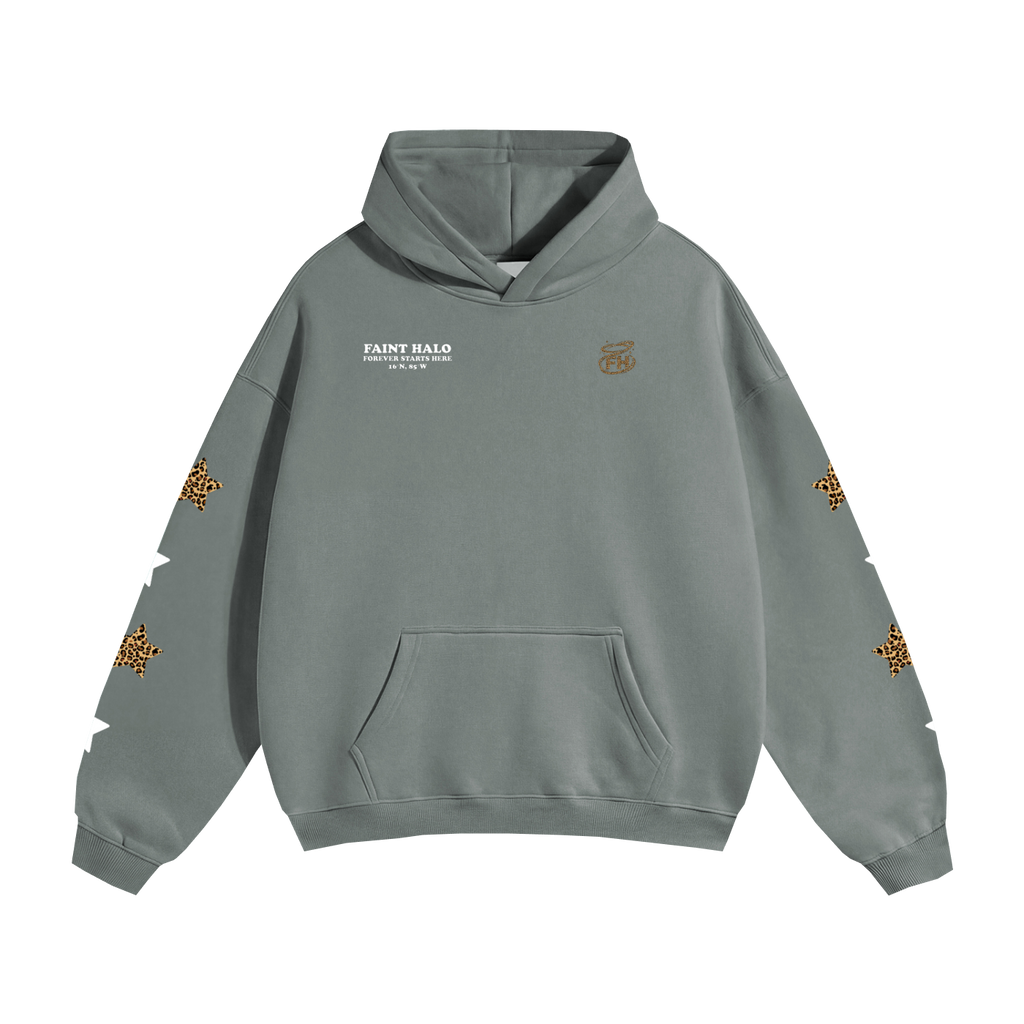 Stars Leopard Heavyweight Hoodie