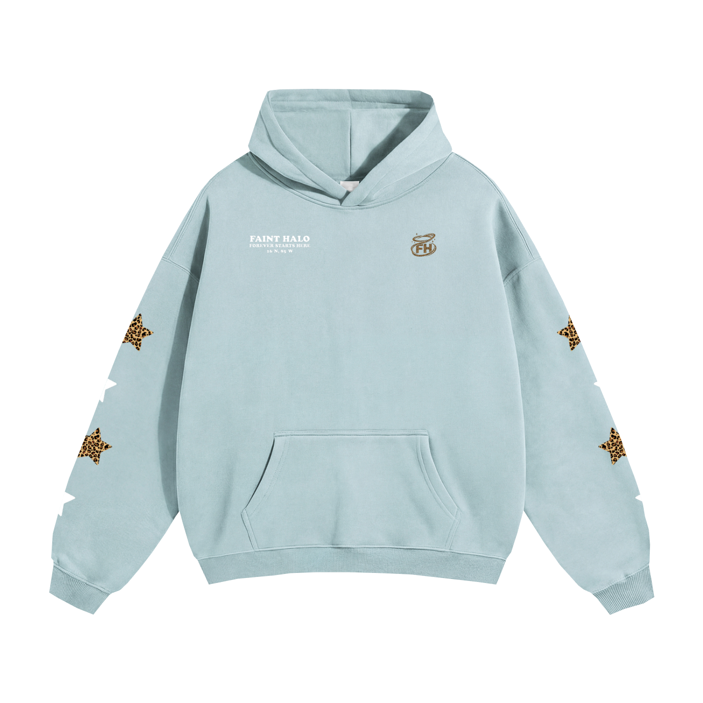 Stars Leopard Heavyweight Hoodie
