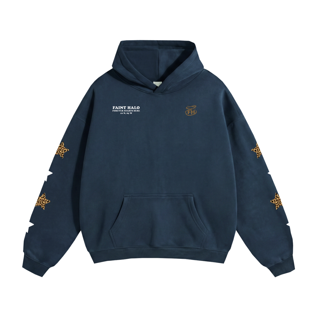 Stars Leopard Heavyweight Hoodie