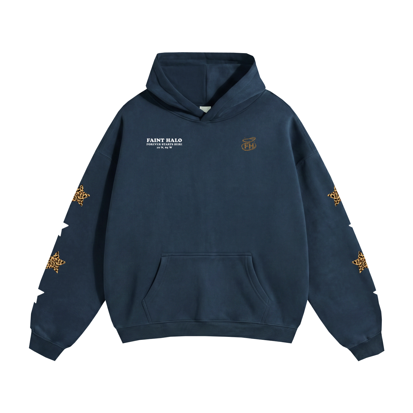 Stars Leopard Heavyweight Hoodie