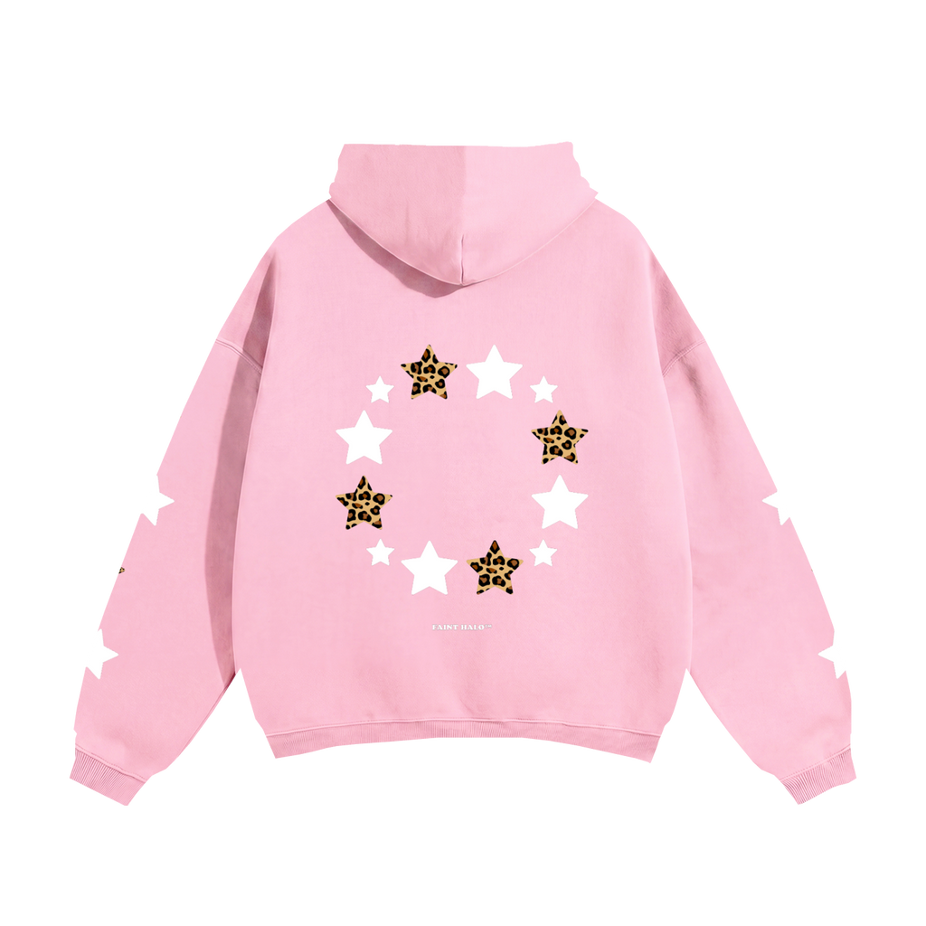 Stars Leopard Heavyweight Hoodie
