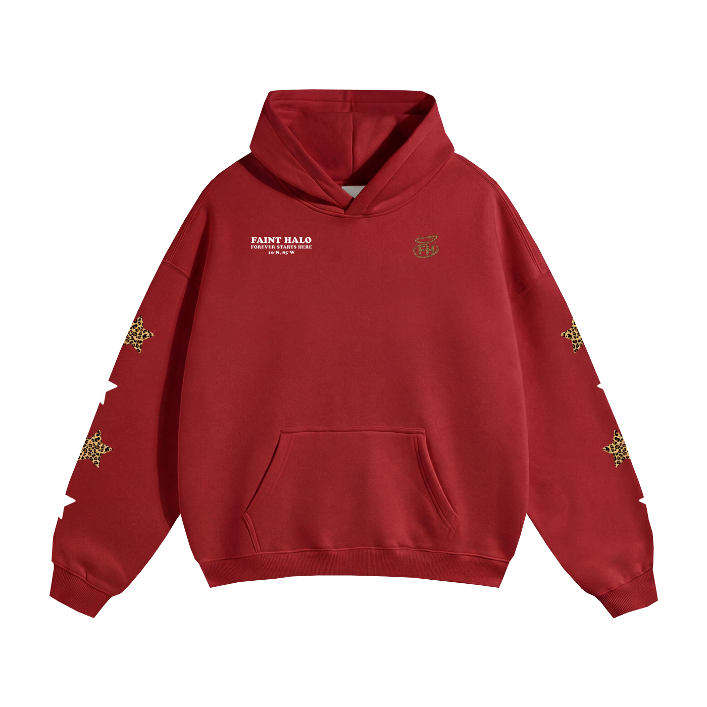 Stars Leopard Heavyweight Hoodie