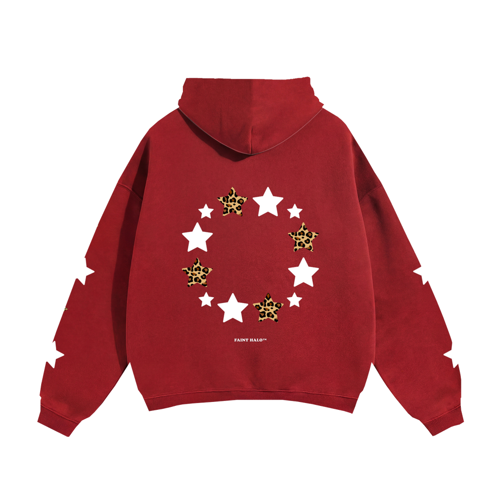 Stars Leopard Heavyweight Hoodie