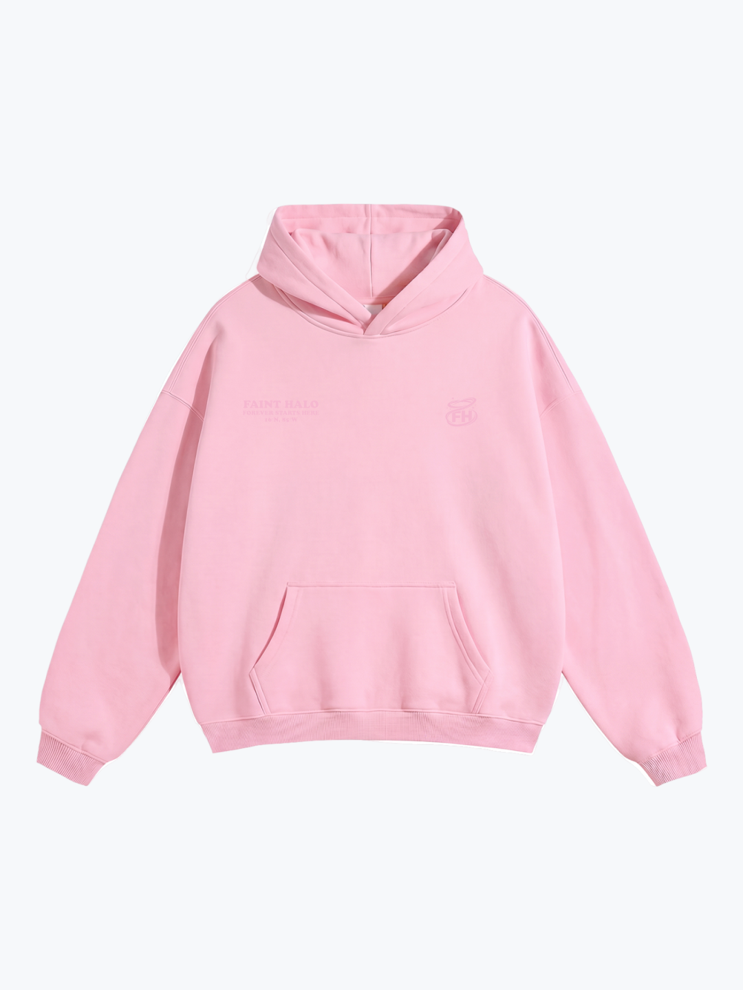 "PINKY PROMISE IT MEANS MORE" PINK OVERSIZED HOODIE